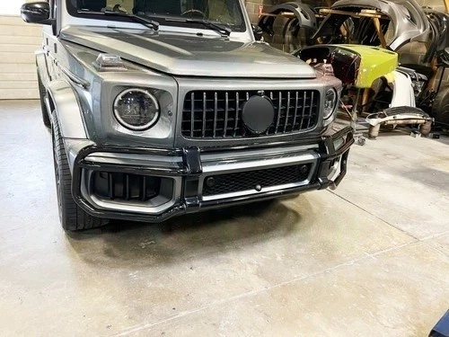 2025 G63 W465 STYLE FRONT BUMPER INSERT VENTS FOR MERCEDES BENZ W464 G63 19 - 24 - Image 2 of 4