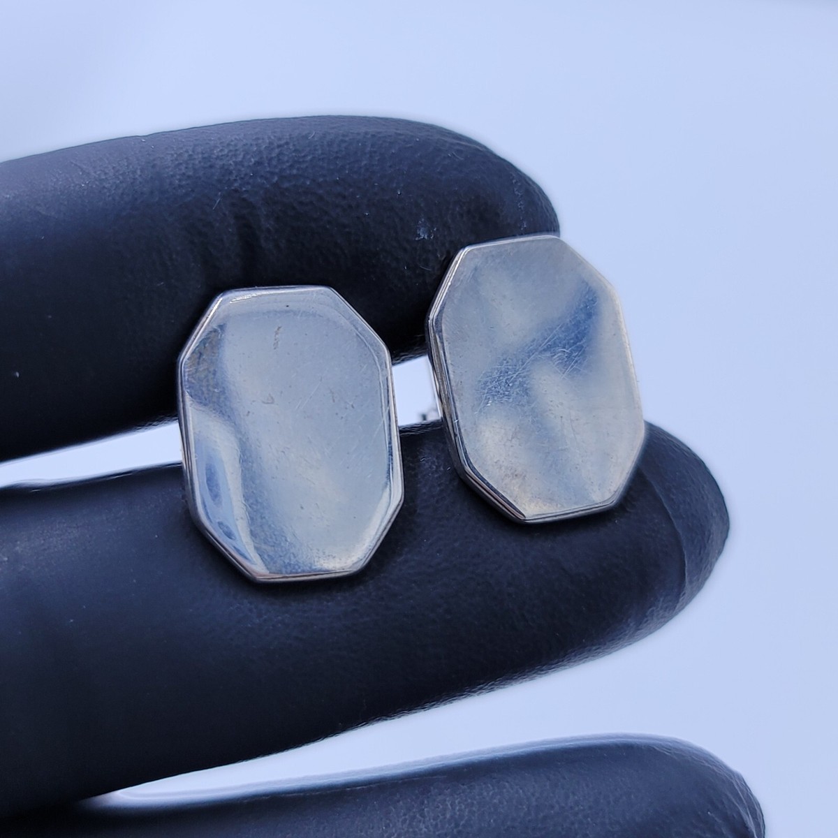 tiffany co sterling silver cufflinks View 2