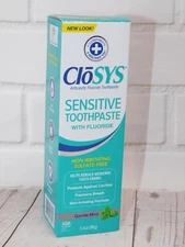 CLOSYS Non-Irritating Sensitive Mild Mint Toothpaste 3.4oz **Exp 07/2026** #DJ92