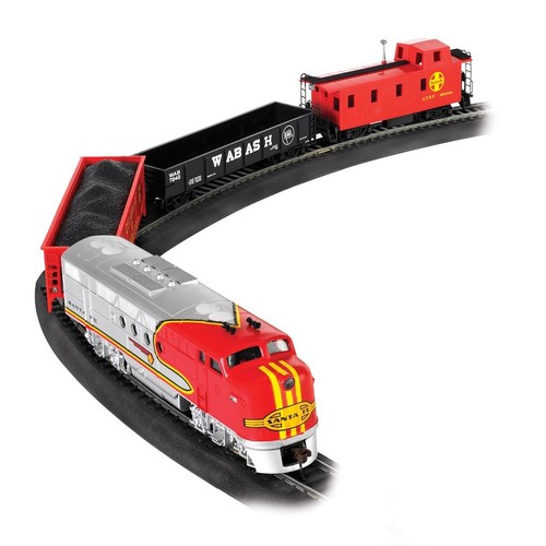 Bachmann HO Santa Fe Flyer Train Set 00647 NIB Bachman H-O NEW - Picture 2 of 3
