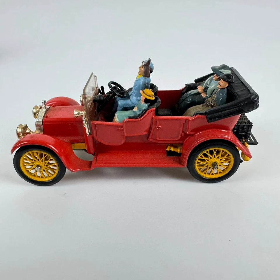 Daimler Corgi Classics 9021 1910 38 hp vintage con conductor y 3 pasajeros en caja Foto 4 de 4