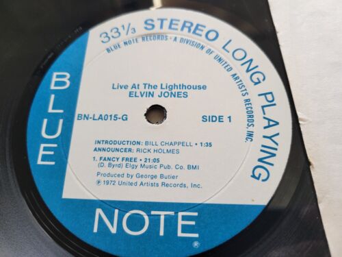 ELVIN JONES - Live at the Lighthouse 1972 BLUE NOTE Post Bop Jazz Modal 2LP - Picture 5 of 8