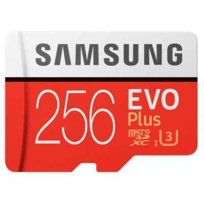 Samsung EVO Plus 256GB Class 10 microSDXC Speicherkarte NEU OVP