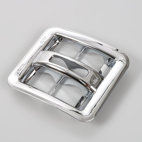 1x Window Lift Switch Button Panel Cover Trim for Jeep Wrangler JK 11-17 Chrome - Imagen 7 de 8