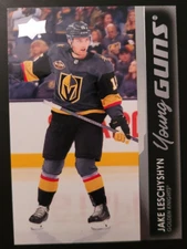 JAKE LESCHYSHYN 2021-22 UPPER DECK YOUNG GUNS ROOKIE CARD YG RC #493 493