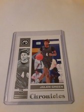 2021 Chronicles Draft Picks Jalen Green Rookie Card RC #4 Houston Rockets