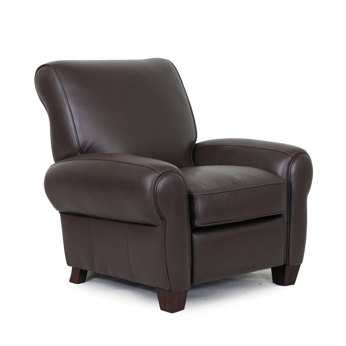 Power Barcalounger Lectern II Recliner Lounger Chair Chocolate Top Grain  Leather