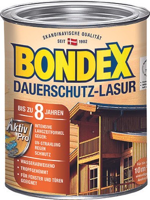 Bondex Holzlasur u. Grundierung, lösemittelhalt Bondex Dauerschutz-Lasur 2,50 L 