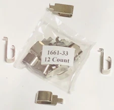 1661-33 New Contact Shoe (Shoes) for Lionel O & 027 Steam Loco, 12 Total