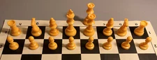 Basic Club 17 Piece Half Chess Set Yellow 2 Queens