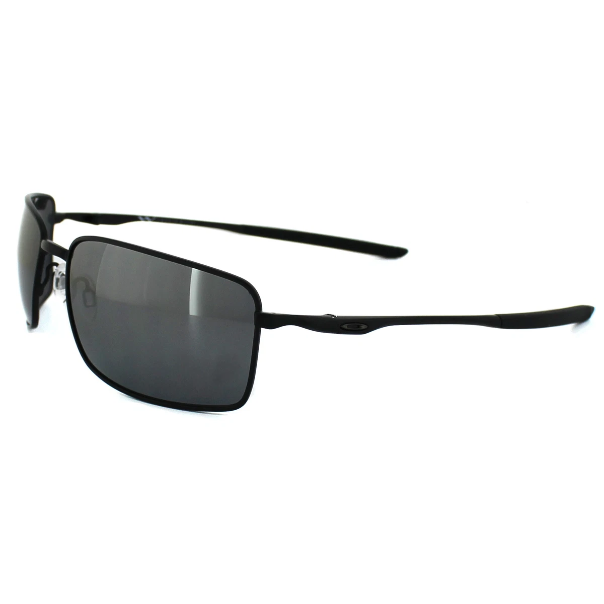 Oakley Sunglasses Square Wire OO4075-05 Matt Black Black Iridium Polarized
