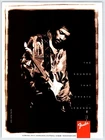 1999 JIMI HENDRIX FENDER GUITAR AD Vintage 8"X11" Magazine Ad 1990's M620