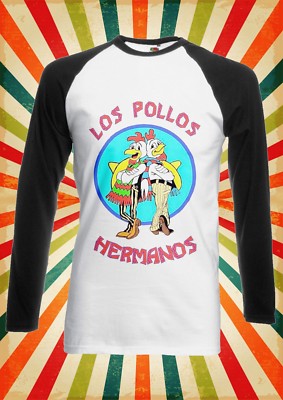 Los Pollos Hermanos Breaking Bad Männer Frauen Langarm Baseball T-Shirt 6