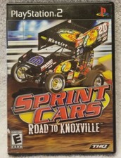 Playstation 2 PS2 Sprint Cars Road to Knoxville Video Game w/ Manual CIB Tested