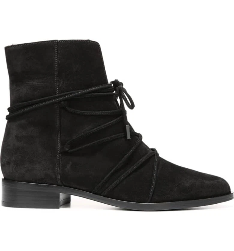 Женские черные миндальные ботинки Diane von Furstenberg Jayena на шнуровке размер. 38 - Изображение 3 из 4