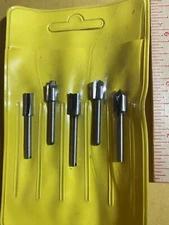 5 Pc  Multi Tool HSS Router  Bit for Dremel Rotary Tool Set 1/8” Shank