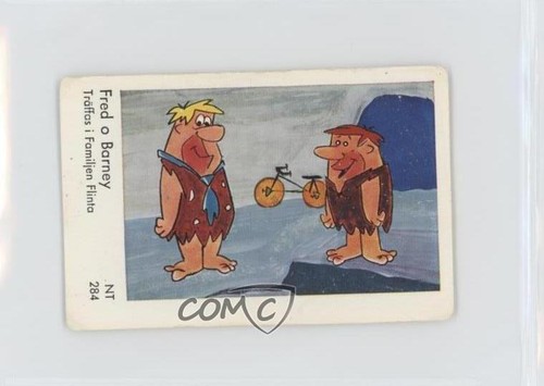 1963 Dutch Gum Star NT Set Fred Flintstone Barney Rubble o #NT284 f5h - Picture 1 of 3