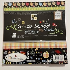 Used DCWV SS Premium Cardstock Stack 12"X12" 35 Out Of 48 Pkg-Smooth Popular