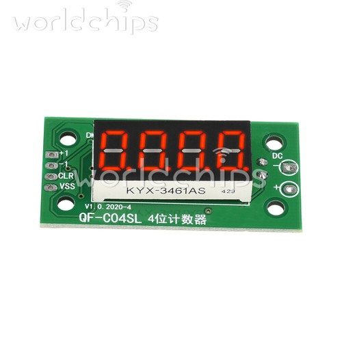 DC4-40V 0-9999 Electronic Digital Counter Module With Power Cut Memory Function - Picture 8 of 17