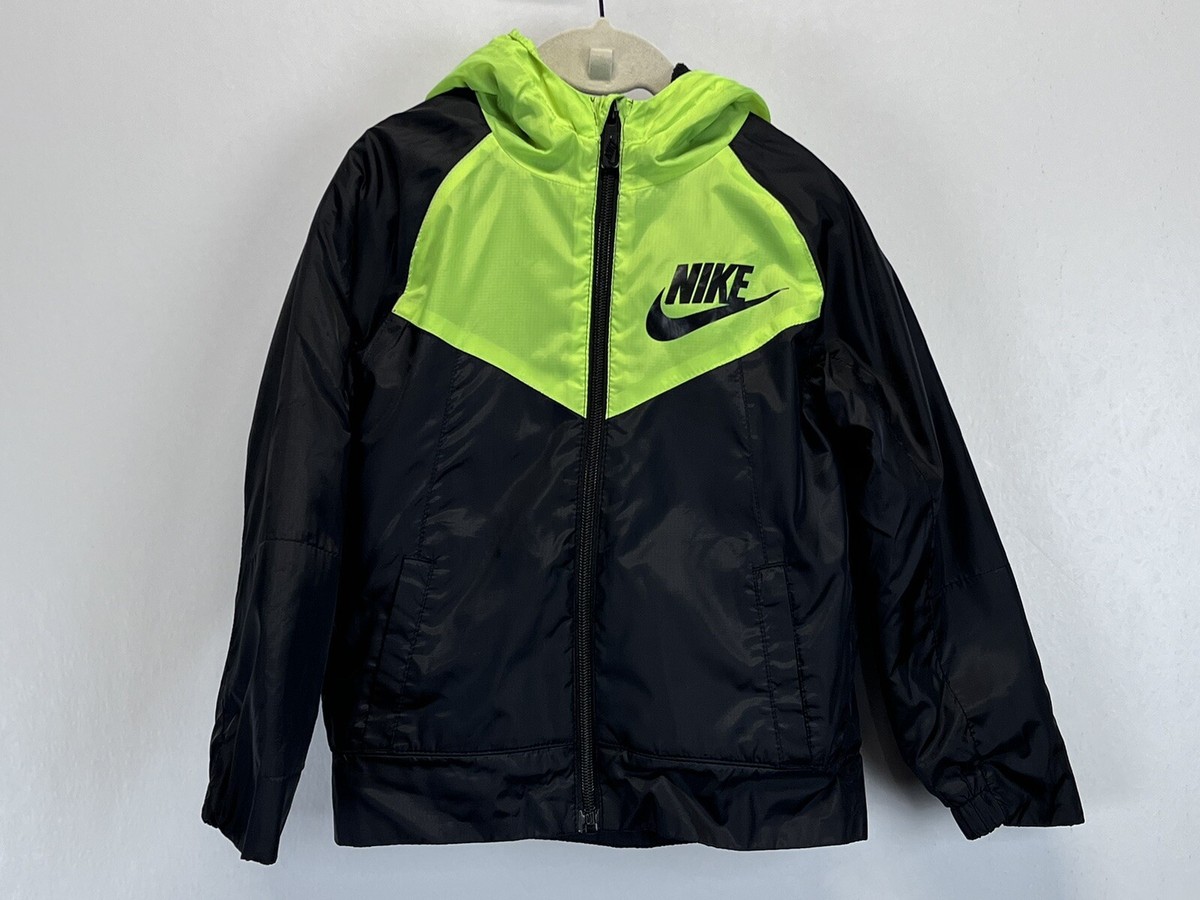 Boys Nike Puffer Jacket Coat Sz XS VGUC Fleece Lined Lightweight