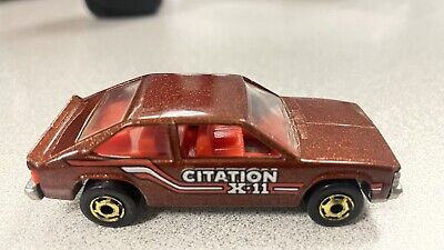 NICE-Vintage Hot Wheels 1980 Chevy Citation X-11 Malaysia NICE-Vintage Hot Wheels 1980 Chevy Citation X-11 Malaysia