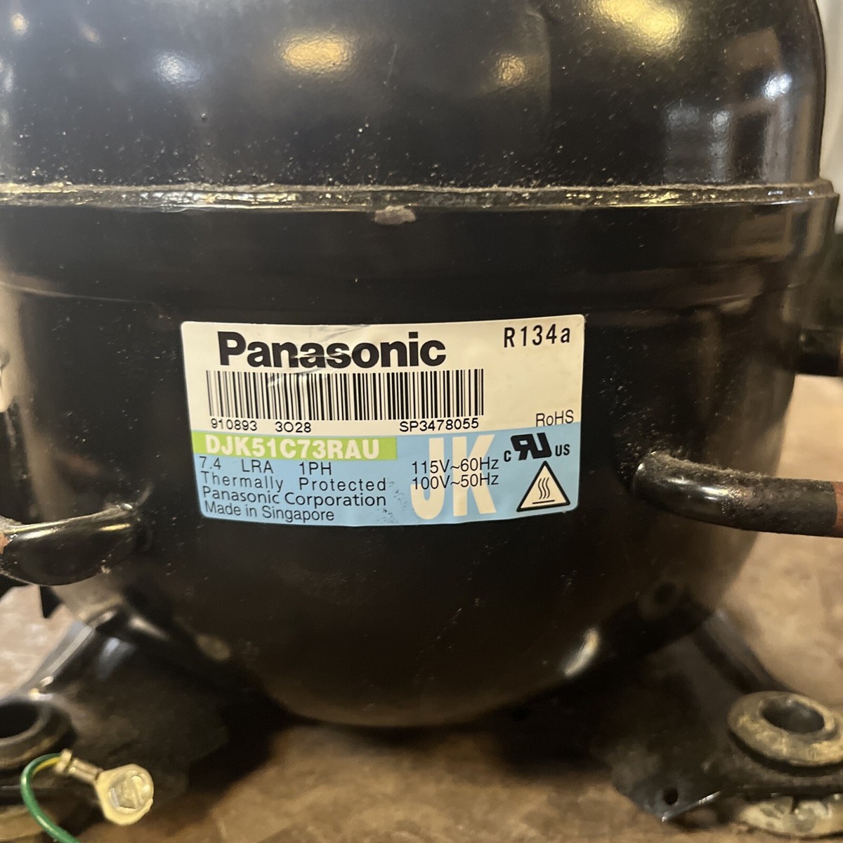 Panasonic Compressor DJK51C13RAU | eBay Panasonic Compressor DJK51C13RAU | eBay