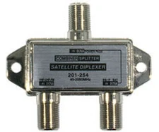 Steren 5-2400 MHz 2.4GHz TV Satellite Mini-Diplexer - Split or Combine Signals