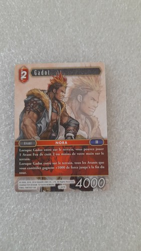 Final Fantasy TCG 1-007R Gadot (French) Rare TCG Series 1