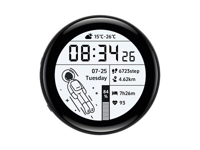 Waveshare ESP32-S3 Scheda Di Sviluppo Con Display AMOLED Rotondo 1.43'' 466x466 - WiFi, Bluetooth 5, Touch Capacitivo E Sensore IMU A 6 Assi
