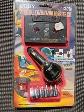 Coby CA-706 Portable CD/MP3/MD Adapter Kit NEW NIP
