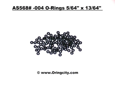 AS568# -004 O-Rings 5/64