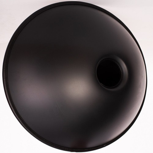 Black 10Tones Steel Tongue Handpan Drum in D Minor Steel Hand Drum with soft Bag - Picture 6 of 10