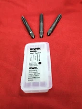 3/8-16 NC CS Tap Set Irwin 2634 3PC Taper Plug & Bottom Carbon Steel USA Made