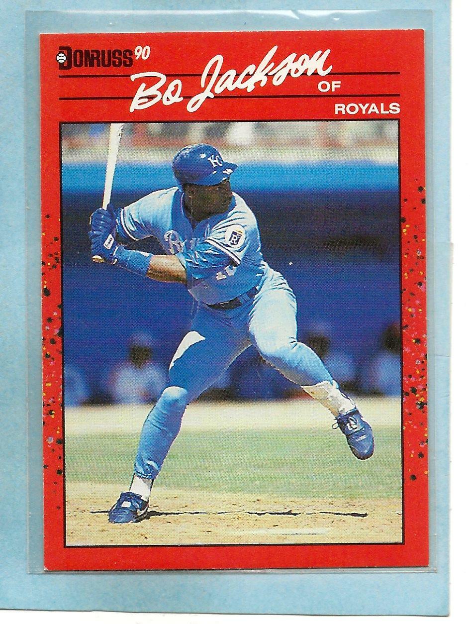 BO JACKSON - 1990 Donruss - #61 - Royals - $1.00 Shipping