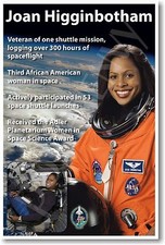 Joan Higginbotham - NEW NASA African American Astronaut Space Exploration POSTER