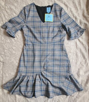 NWT CECE WOMEN'S MULTICOLORED BLUE PLAID FLARE DRESS WITH LINER SIZE 6 REG | eBay NWT CECE WOMEN'S MULTICOLORED BLUE PLAID FLARE DRESS WITH LINER SIZE 6 REG | eBay