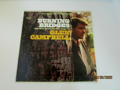 Glen Campbell Burning Bridges and other Great Country Songs ST2679 Country - Picture 2 of 10