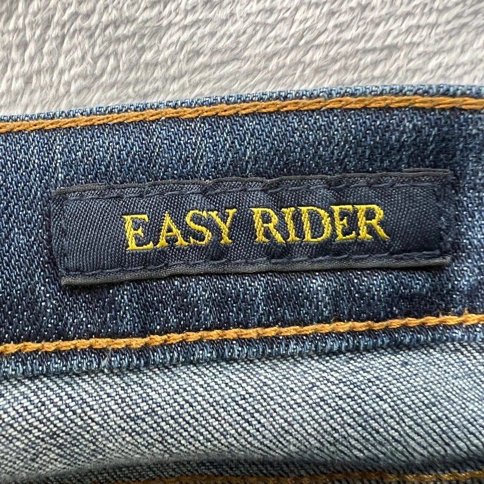 Vtg. 90s Lucky Brand Jeans Womens 14/32 Regular Wash Denim Blue Casual Pants - Image 4 of 4