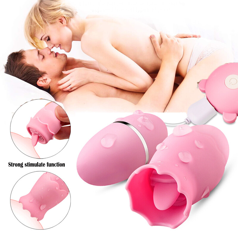 Clit Licking Vibrator Tongue Oral Massager G Spot Dildo Adult Sex-Toys for  Women | eBay