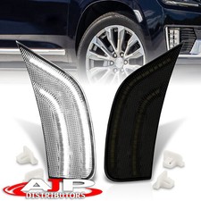 Smoked White Led Sidemarkers Reflector Lamps For 2019-2023 Chevy Tahoe Suburban Smoked White Led Sidemarkers Reflector Lamps For 2019-2023 Chevy Tahoe Suburban