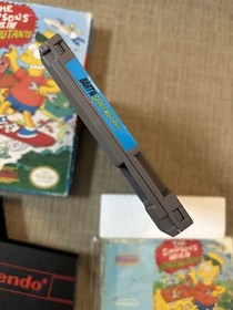 The Simpsons: Bart vs Space Mutants complete in box nintendo nes factory