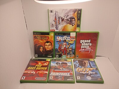 Lot Of 7 Original Xbox Games!  Amazing Lot. Original Xbox!!! 