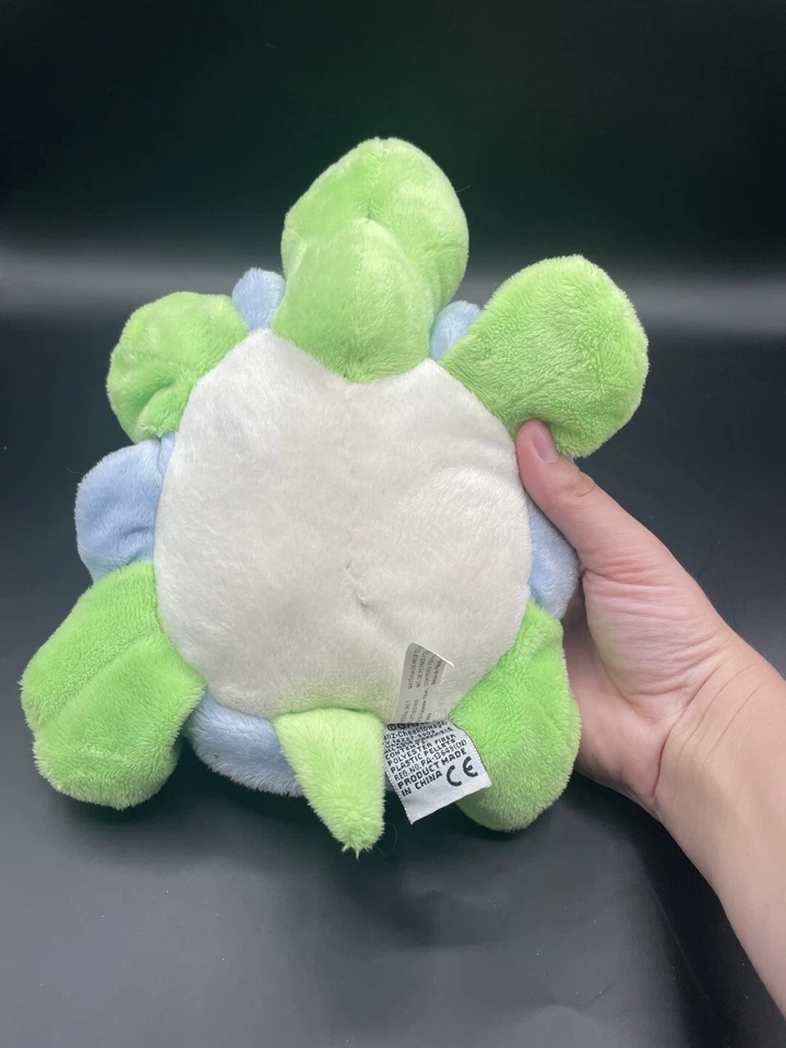 Rare Vintage 2000’s Ganz Webkinz Purple Daisy Tortoise Collectible Plush Turtle - Image 4 of 4