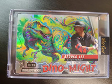 2024 Wild Card Alumination Dino-Might Brooks Lee 9/25 Rookie Green Holo Sealed