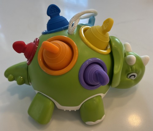 Lehoo Castle Montessori Learning Dinosaur sensory toy; Fine Motor Infant/Toddler