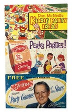 Lot of 3 Fritos Advertising Recipe Booklets Art Linkletter Don McNeill 1950s 196