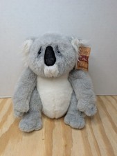 Lou Rankin Dakin Applause 9" Sydney Koala Bear Gray Plush Vintage Tags