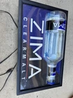 Zima Clearmalt Alcoholic Beverage Large Light Up Beer Sign Works 26x16 Vtg 1993