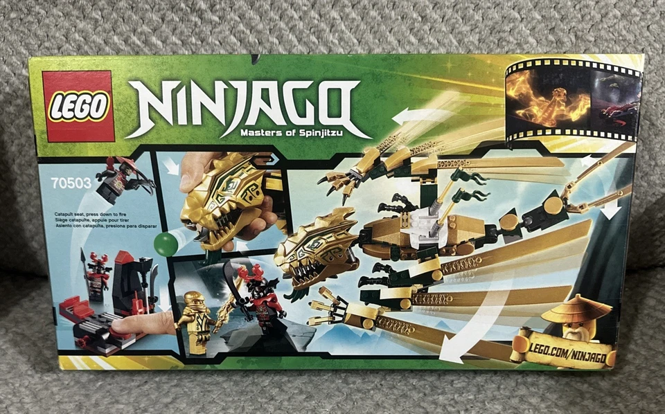LEGO NINJAGO: El Dragón Dorado (70503) Nuevo Sellado de Fábrica Foto 2 de 4