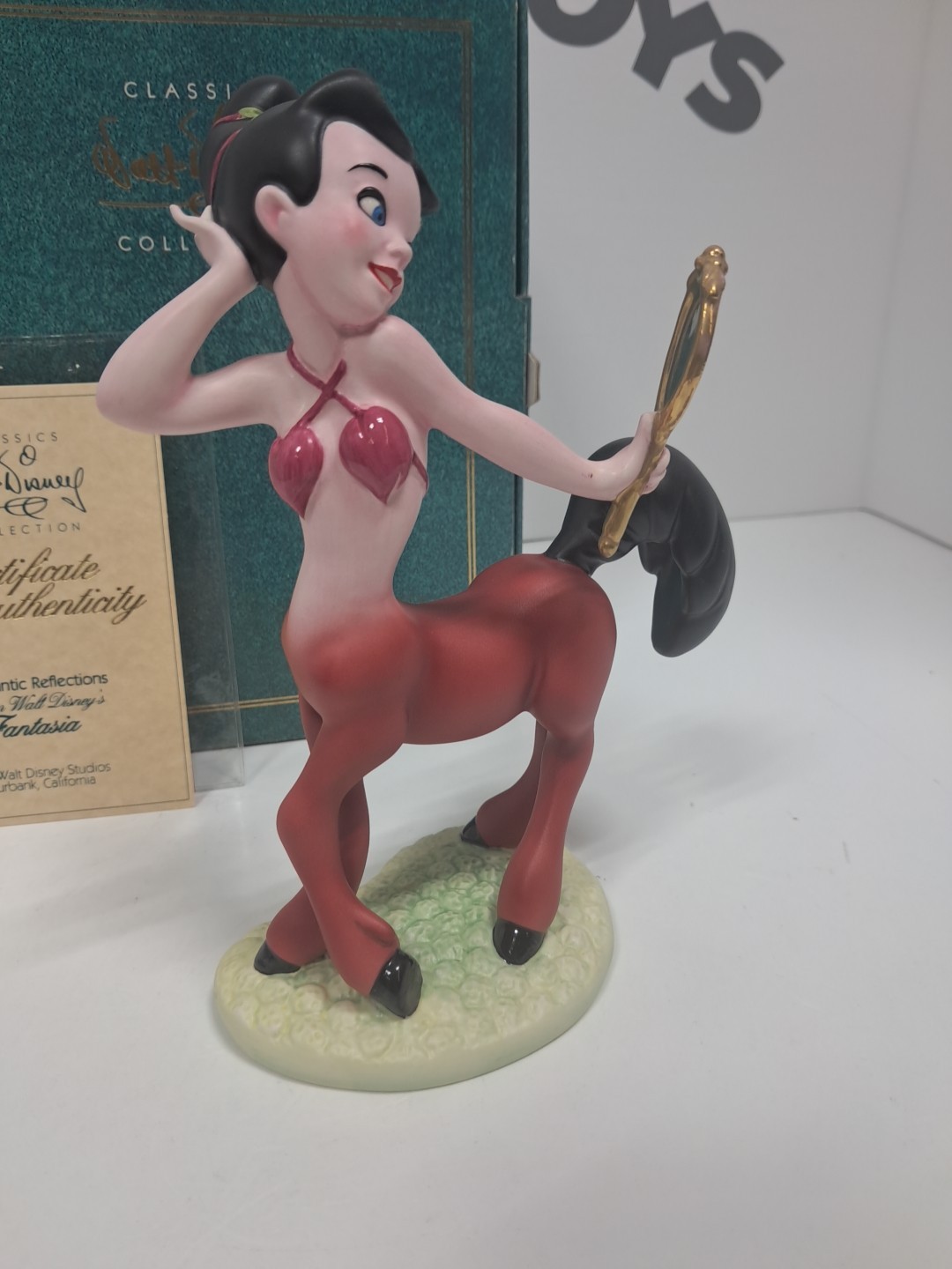 WDCC "ROMANTIC REFLECTIONS" - Fantasia - Pink Centaurette -  in Box COA Numbered